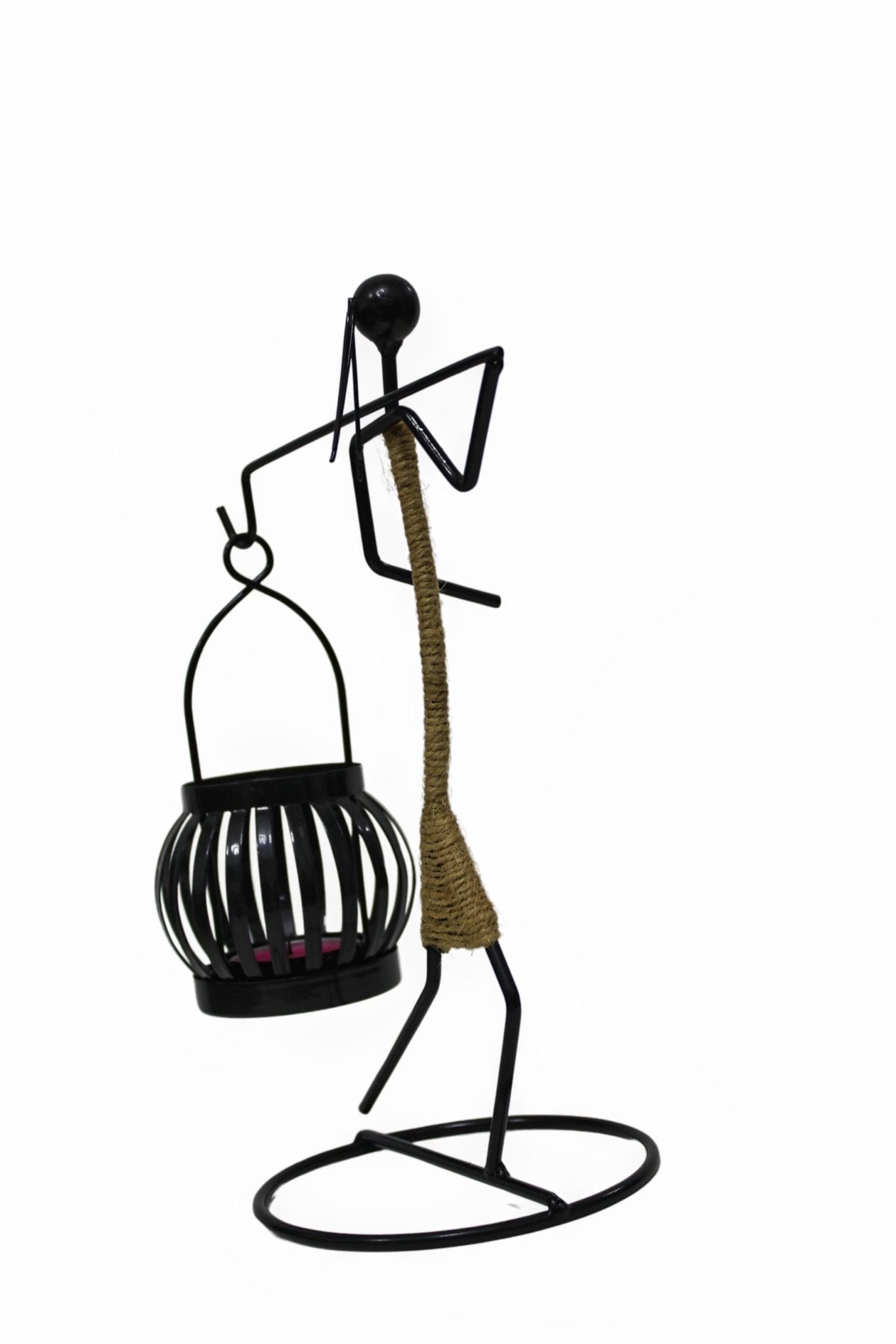 African Art Style - Iron - Candle Holder - Home Decor