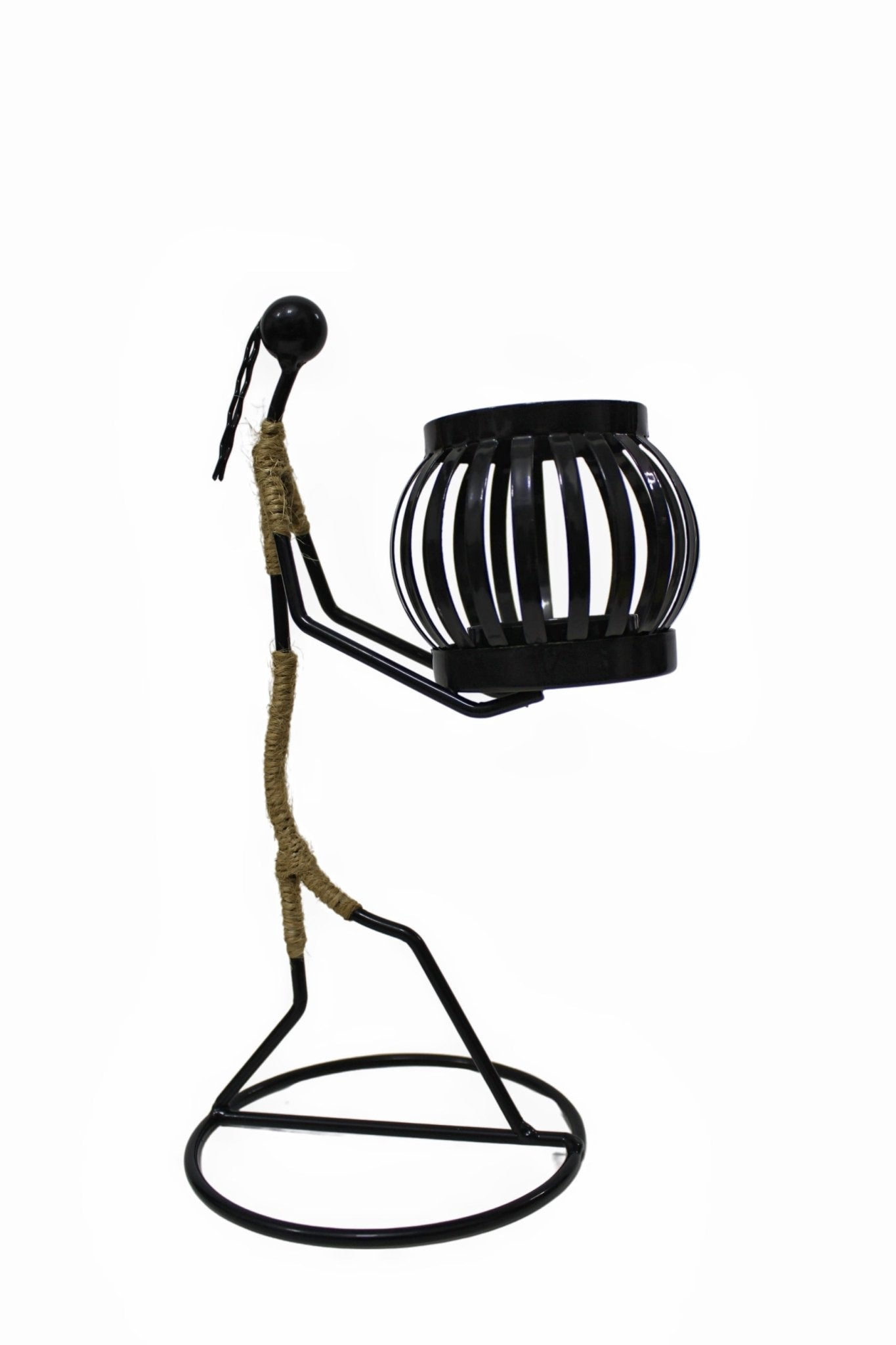 African Art Style - Iron - Candle Holder - Home Decor