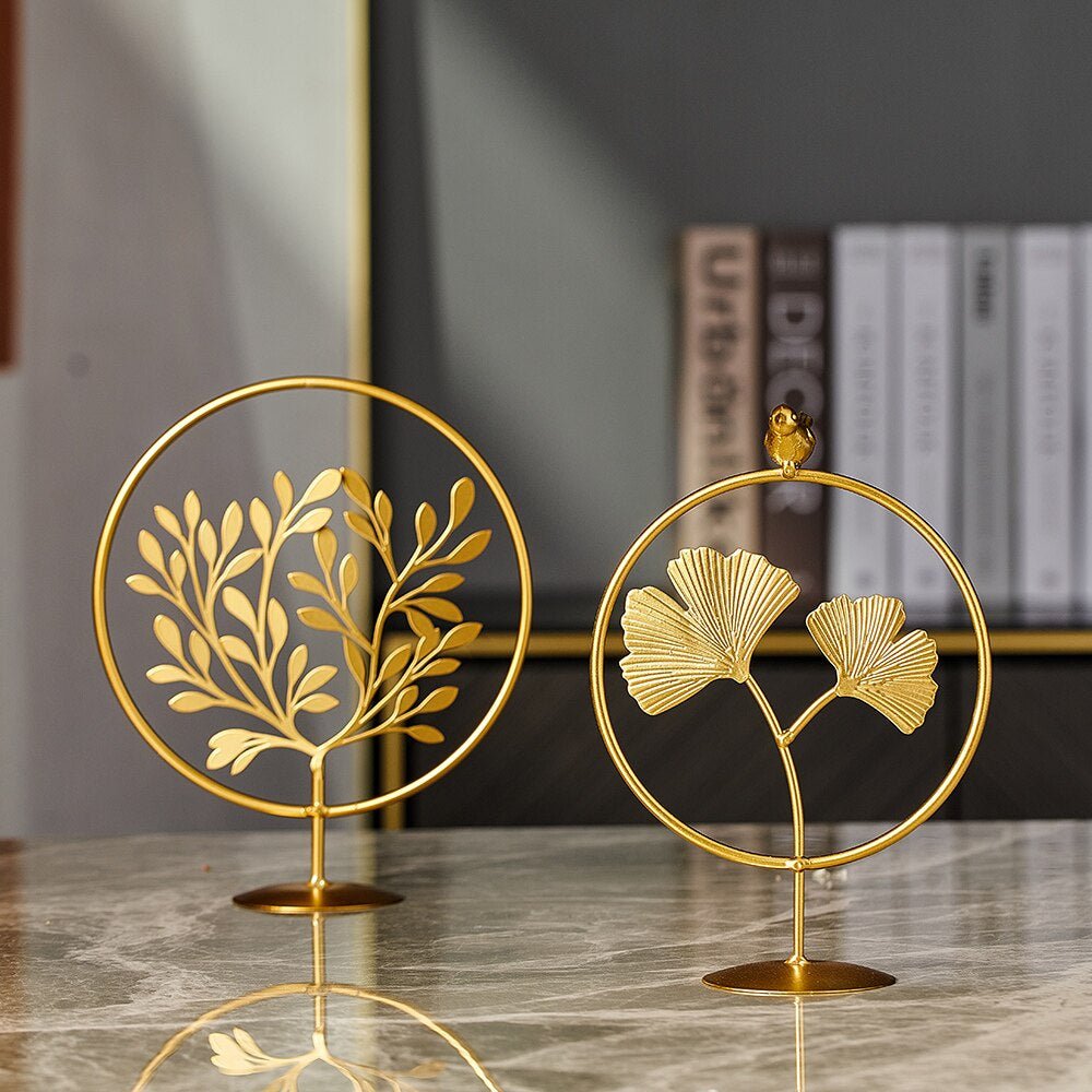 Gold Metal Leaf Decoration, European Style Luxury - Home Decoraccessories