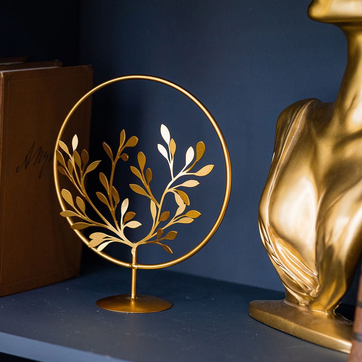 Gold Metal Leaf Decoration, European Style Luxury - Home Decoraccessories