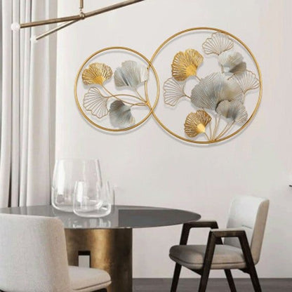 Wall Art Sculpture, Leaf Metal - home artwork