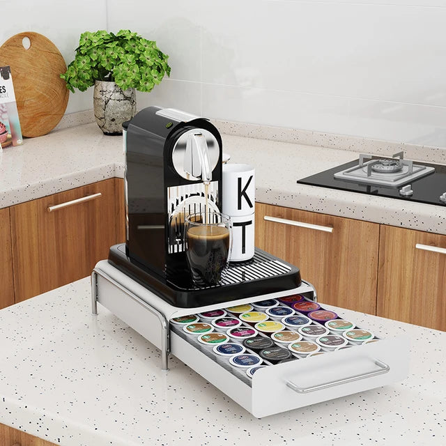 Nespresso - coffee - Cup Holder - Drawer - White
