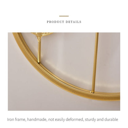 Creative and Modern Luxury Nordic Ginkgo Leaf Metal Wall Art - Gold color - Home Decor - e - Stylish