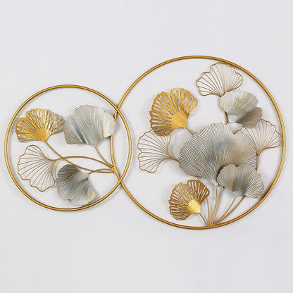 Wall Art Sculpture, Leaf Metal - home artwork
